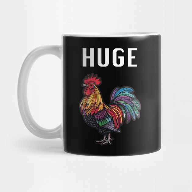 Huge Rooster (with White Lettering) by VelvetRoom